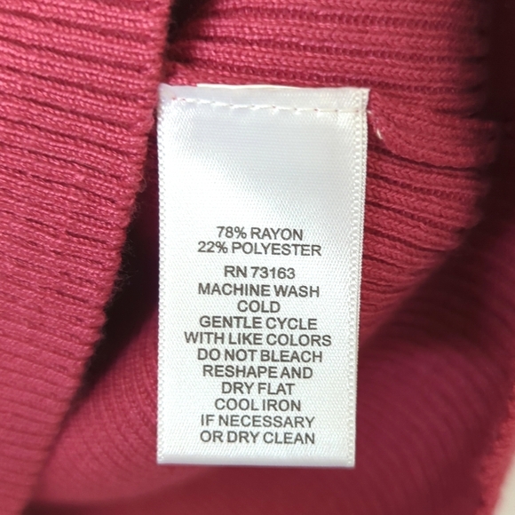 Cable & Gauge Y2K Vintage Ribbed Knit Form Fitting Scoop Neck Tank Top Pink M - Picture 5 of 9